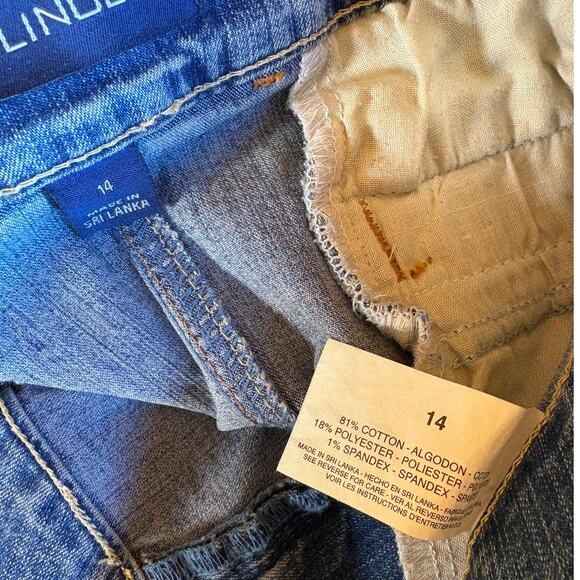 Bandolino Blu Long Denim Midi Panel Skirt NWT Deadstock Retro Vintage(?) size 14 - Picture 6 of 8